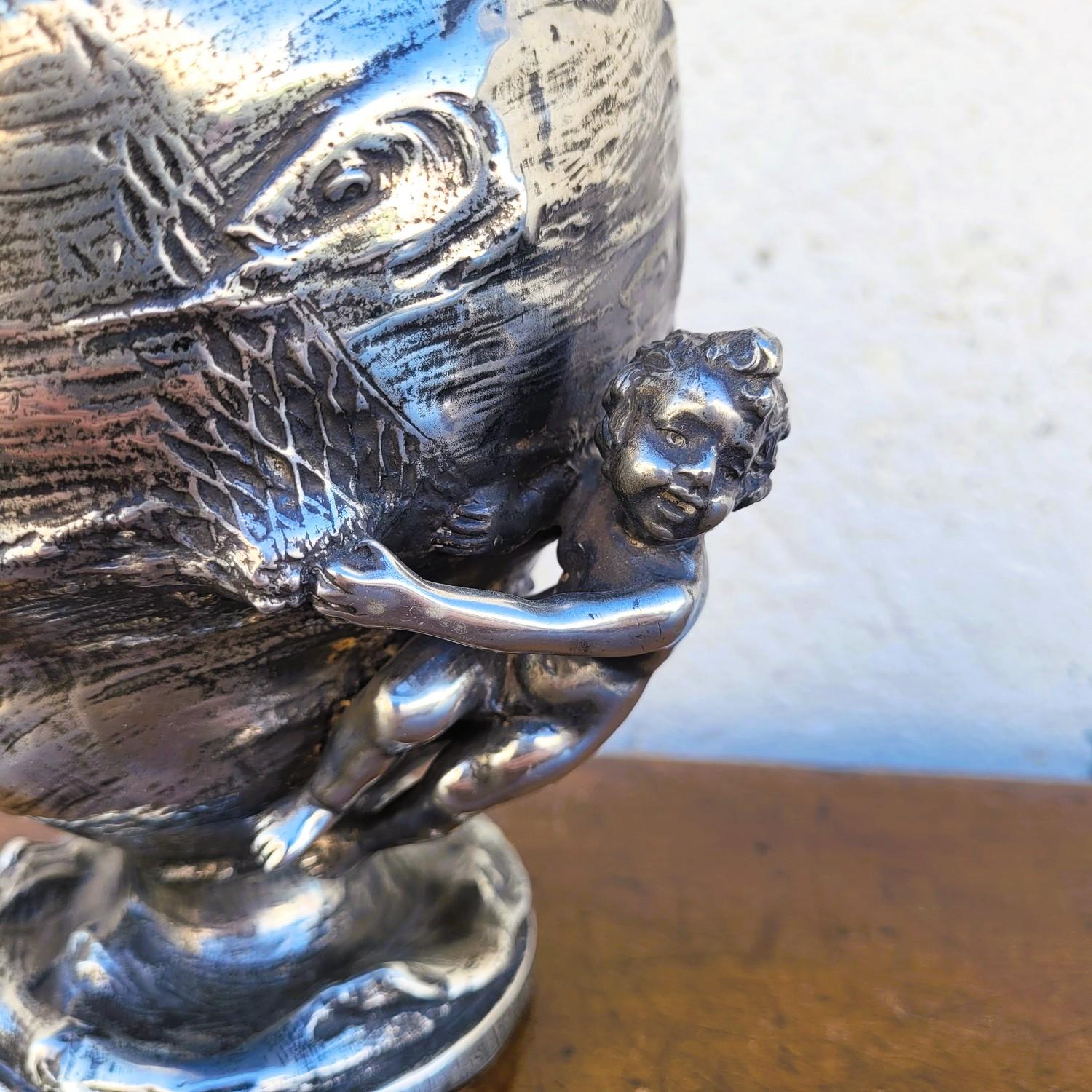 Aiguière en étain dans le style de Kayserzinn, Art nouveau, fin 19e début 20e siècle en vente 5
