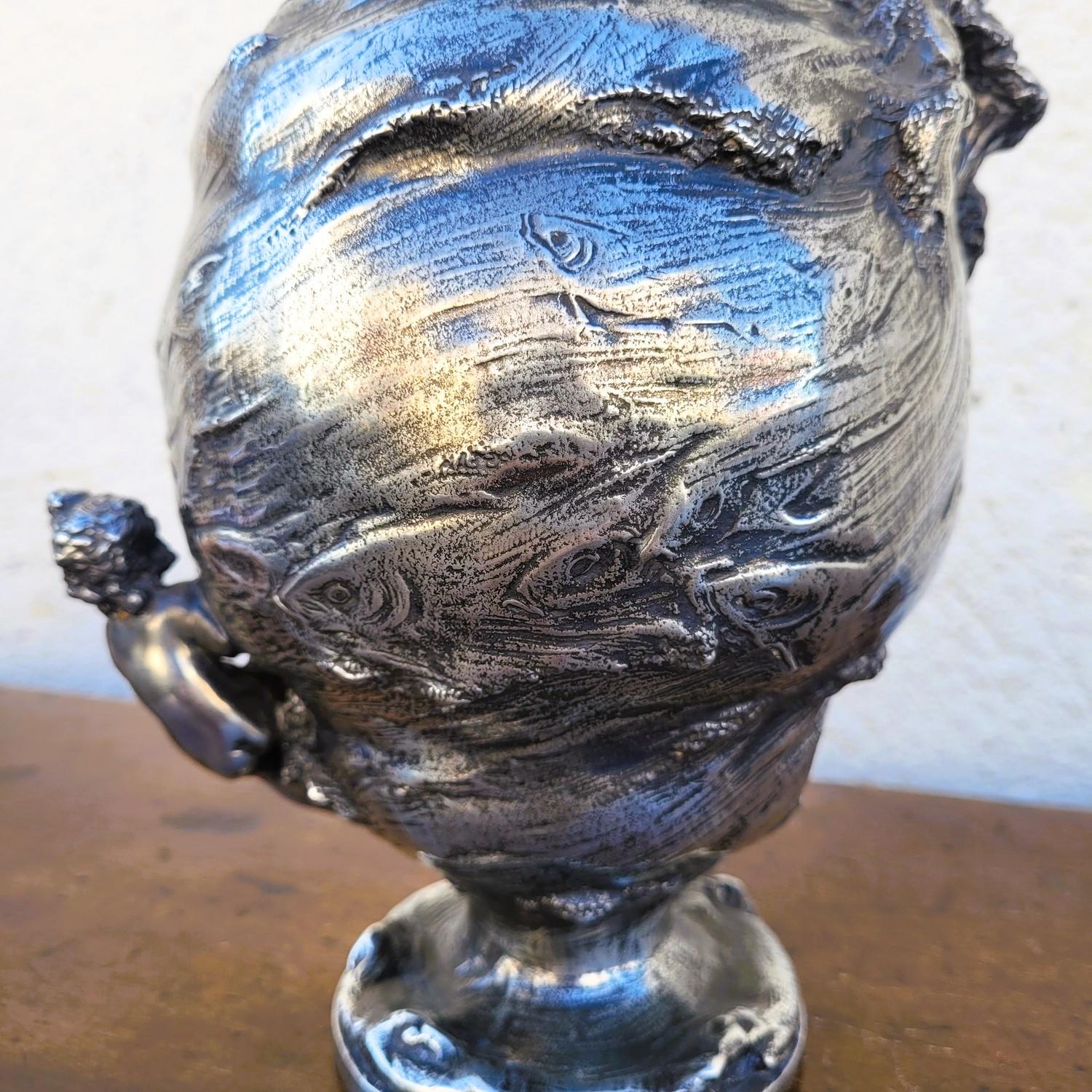 Aiguière en étain dans le style de Kayserzinn, Art nouveau, fin 19e début 20e siècle en vente 10
