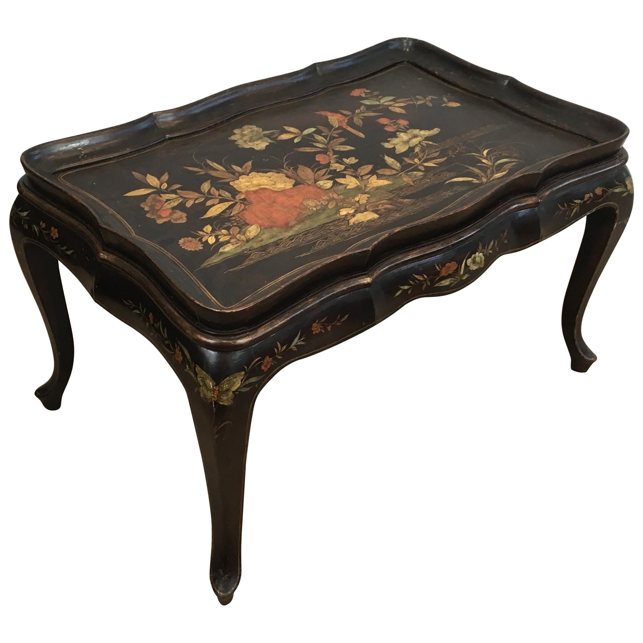 In the Style of Maison Hirch, Neoclassical Style Lacquered Coffee Table