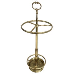 In the Style of Maison Jansen, Neoclassical Style Brass Umbrella Stand, French