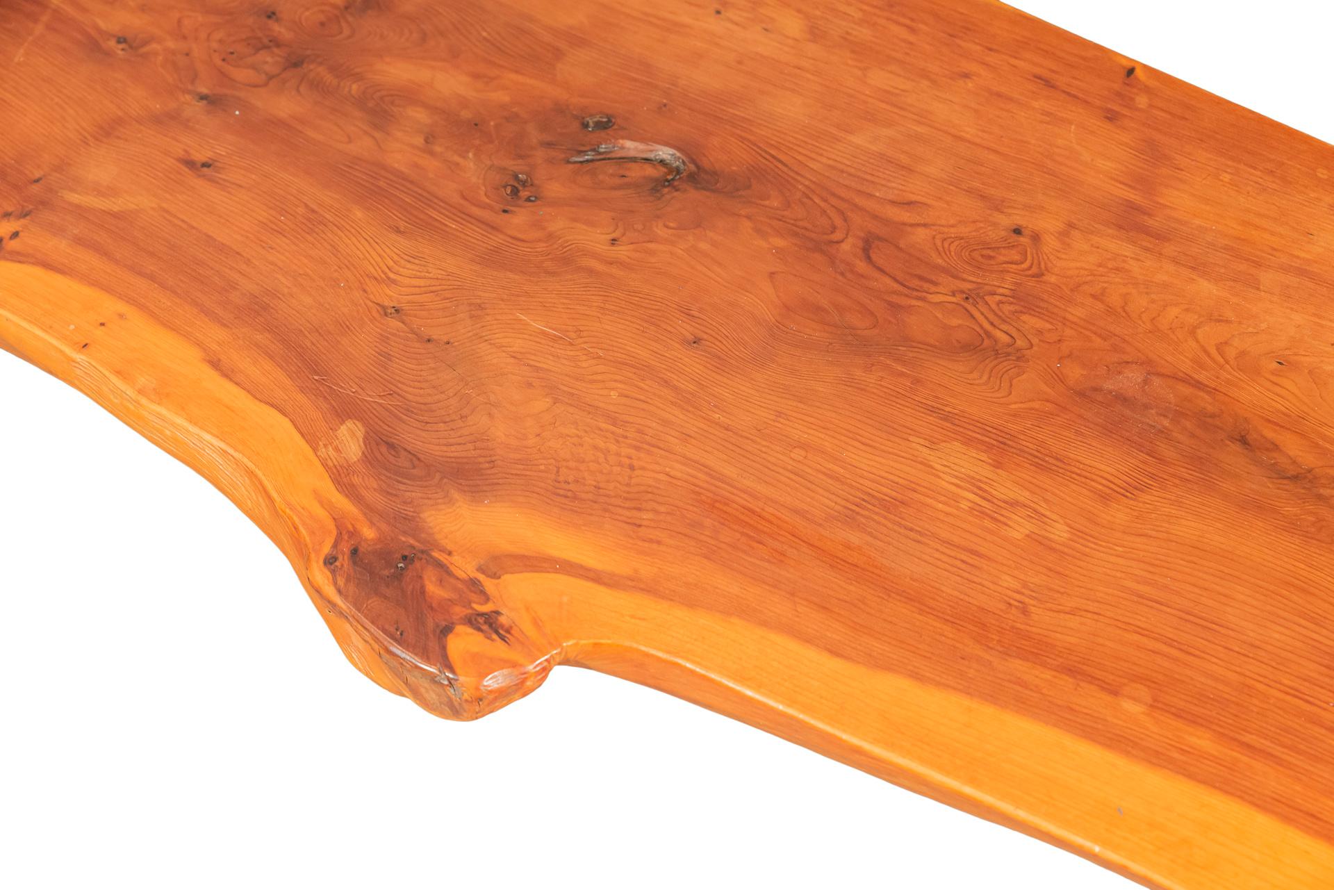 Mid-20th Century in the Style of Nakashima, Brutalist Coffee Table, France, circa 1960