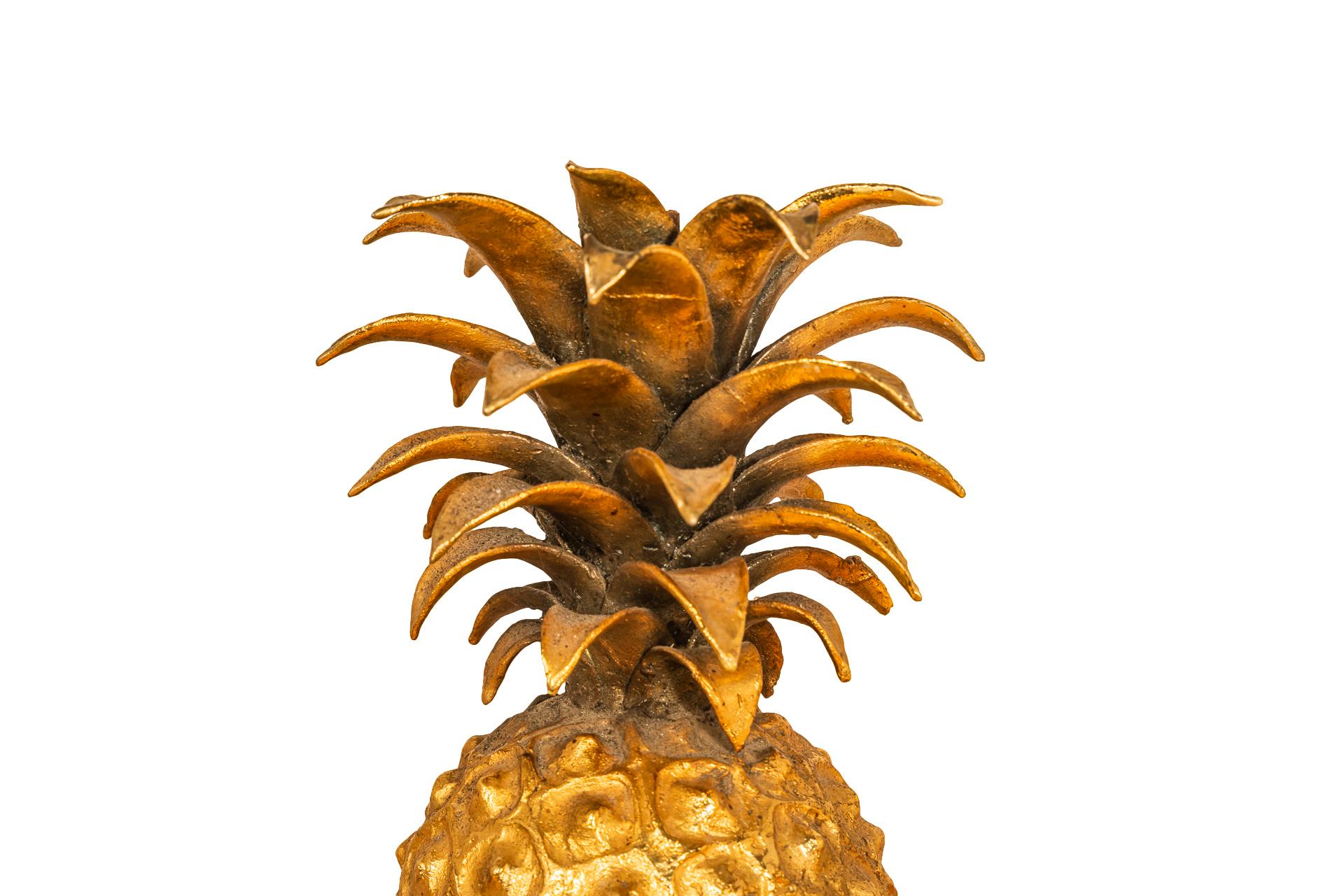 Mid-Century Modern In the Style of the Maison Charles, Pair of Pineapples, circa 1980, France