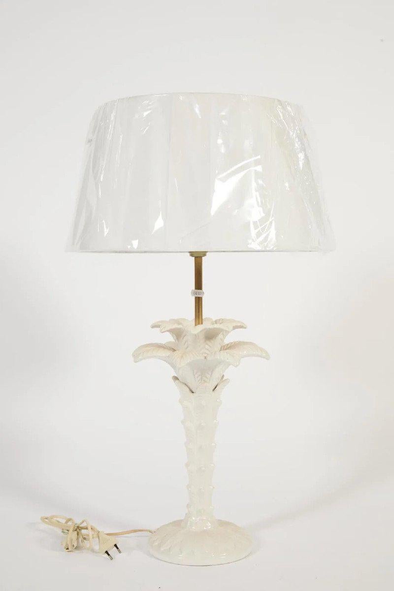 Italian In the style of  Tommaso Barbi Ceramic Table Lamp, circa 1970 For Sale