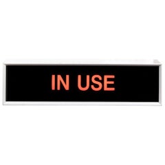 in Use, Vintage Hospital X-Ray Sign, circa 1980