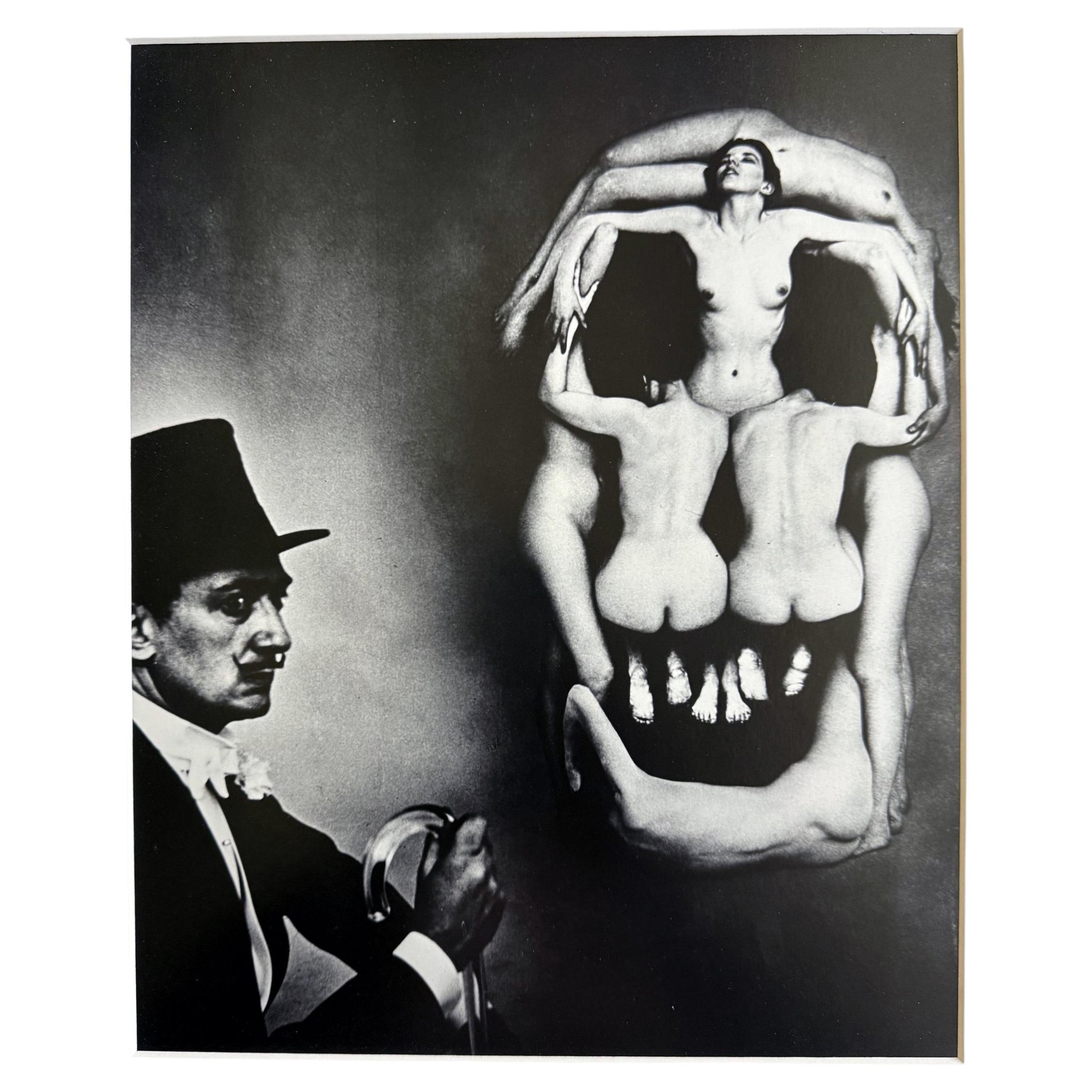 Editioned Dali Photograph In Voluptas Mors by Philippe Halsman