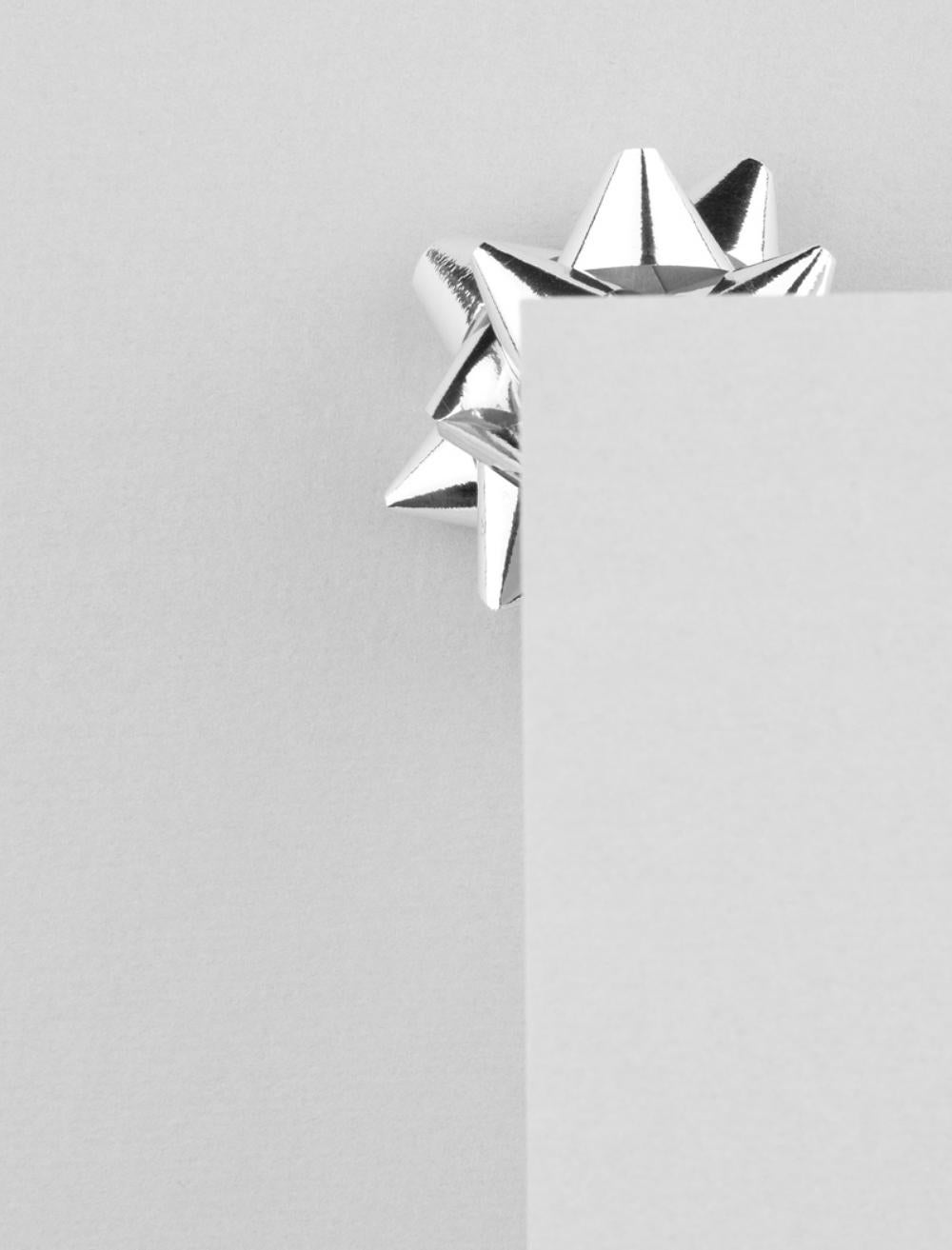 bw – Ina Jang, Abstract, Minimalistic, Object, Art, Still Life, Silver, Star 1