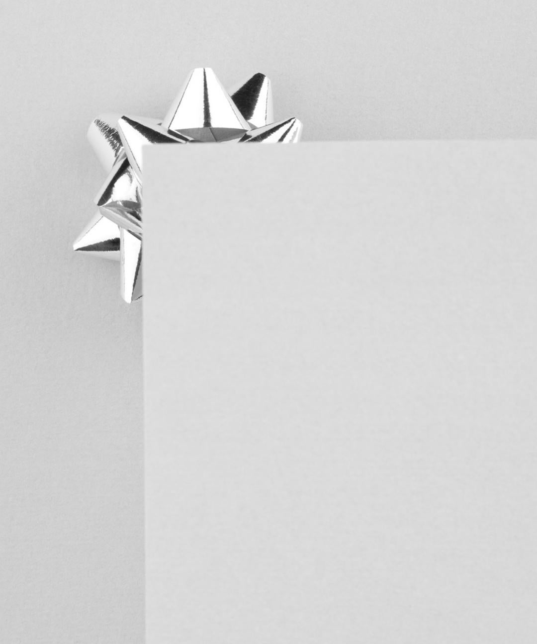 bw – Ina Jang, Abstract, Minimalistic, Object, Art, Still Life, Silver, Star 3