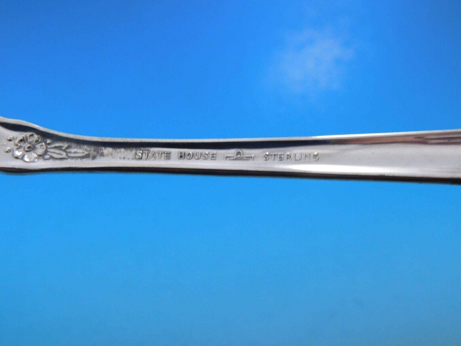 20ième siècle Inaugural by State House Sterling Silver Flatware Set For 8 Service 37 Pieces en vente