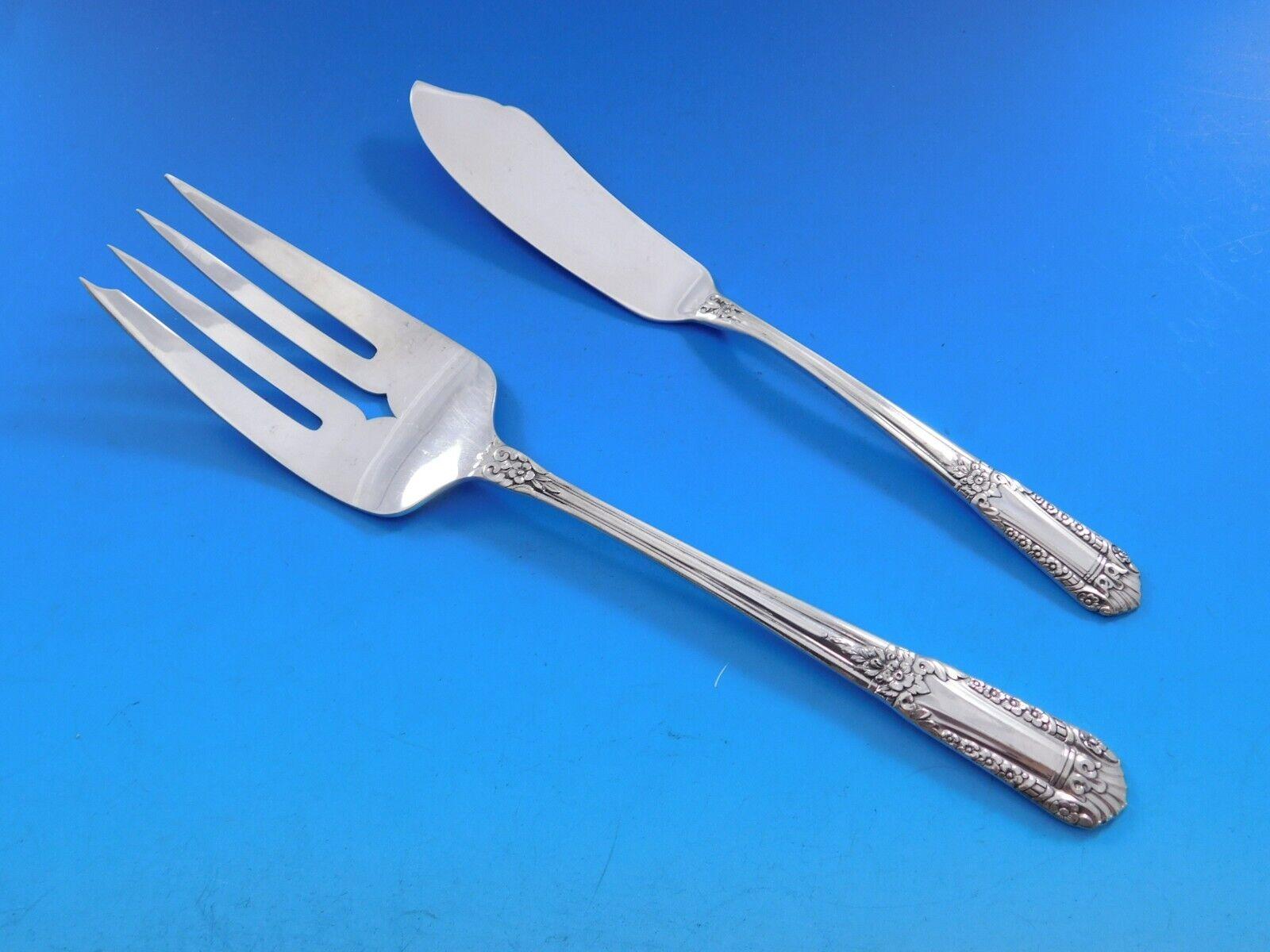 Inaugural by State House Sterling Silver Flatware Set For 8 Service 37 Pieces en vente 1