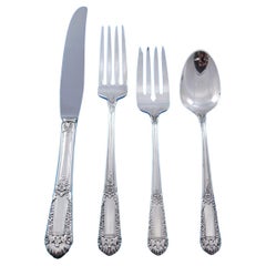 Inaugural by State House Sterling Silber Besteck Set für 8 Service 37 Pieces