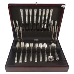 Inaugural by State House Sterling Silber Besteck Set für 8 Service 48 Pieces