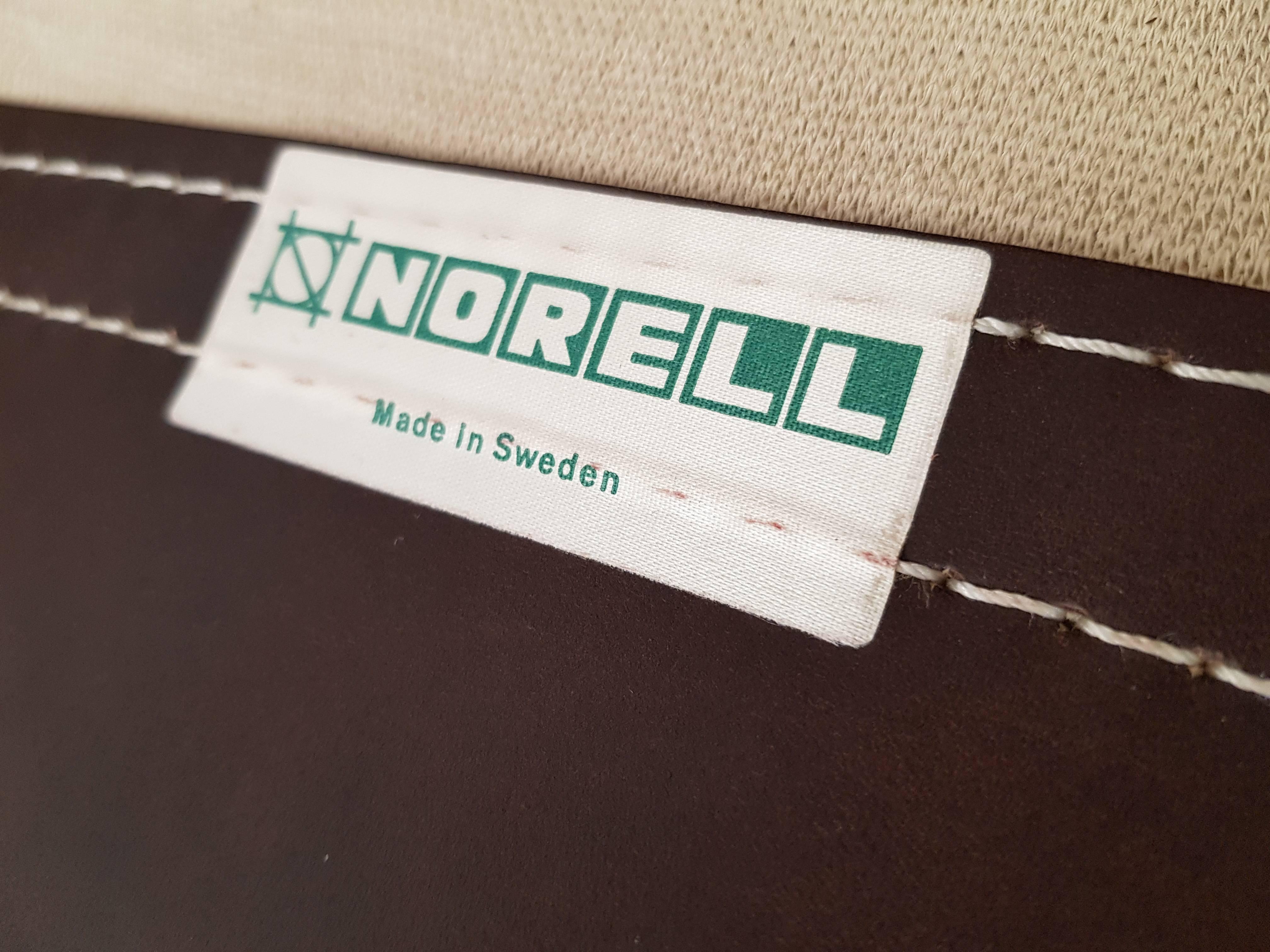 Inca Chair and Footstool by Swedish Designer Arne Norell for Norell Möbler 6