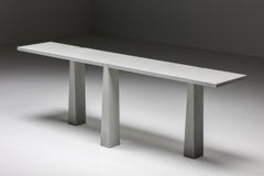 Inca Console Table, Angelo Mangiarotti, Skipper, Italian Design, 1978