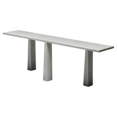 Mesa consola Inca, Angelo Mangiarotti, Skipper, Diseño italiano, 1978