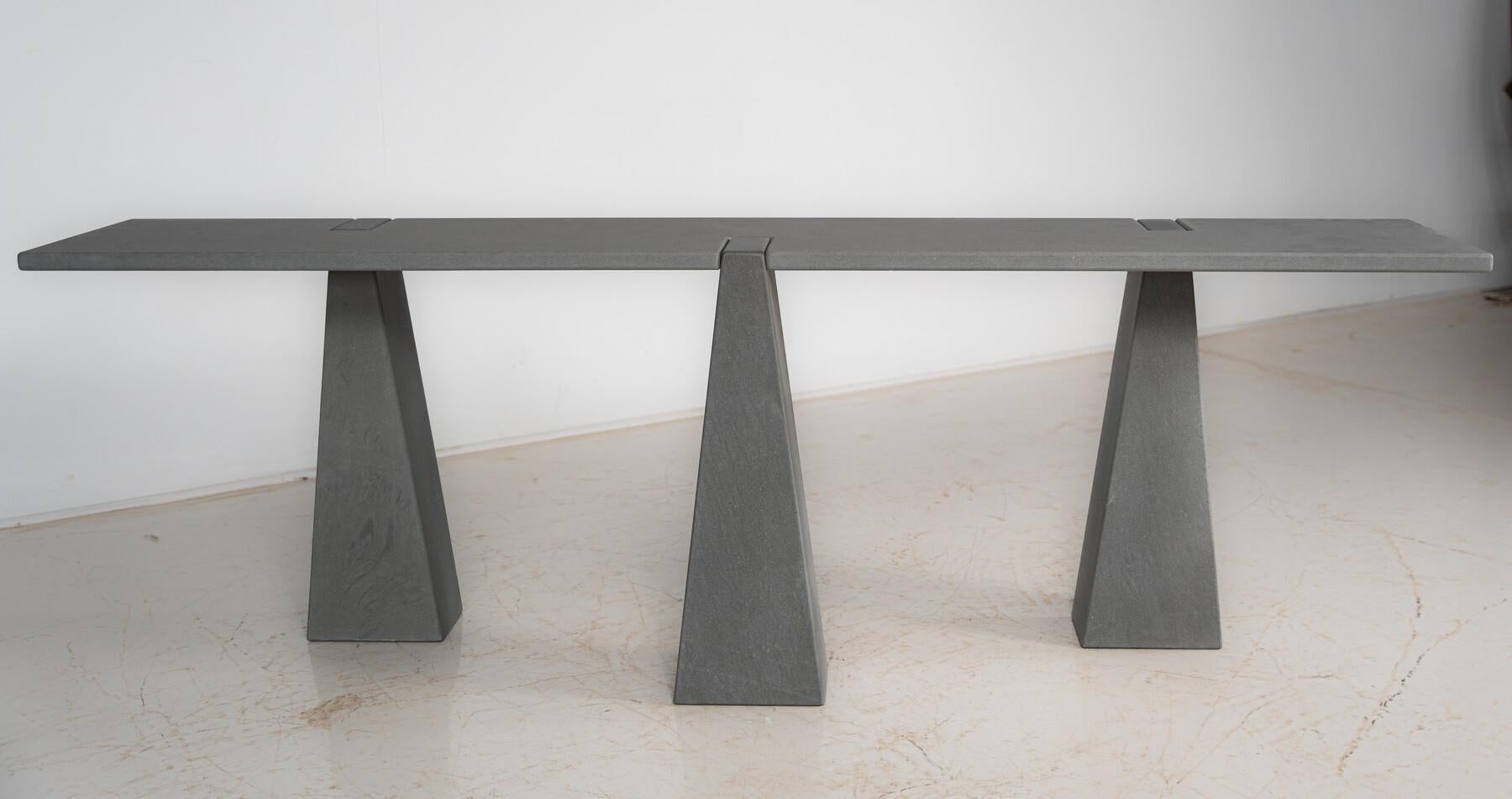 Late 20th Century Inca Console Table by Angelo Mangiarotti for Skipper, 1970s For Sale