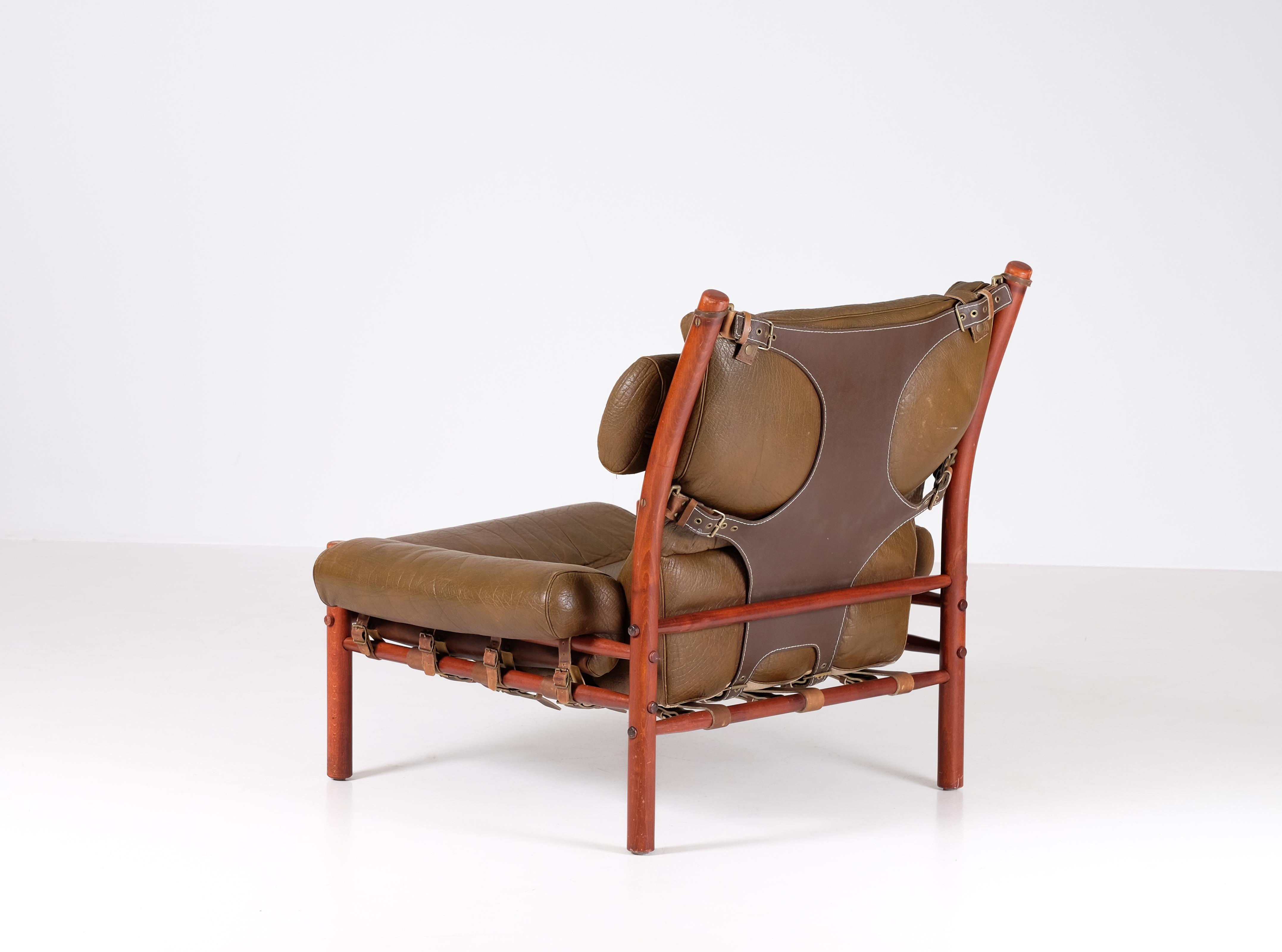Easy Chair Inca von Arne Norell, 1970er-Jahre (Skandinavische Moderne) im Angebot