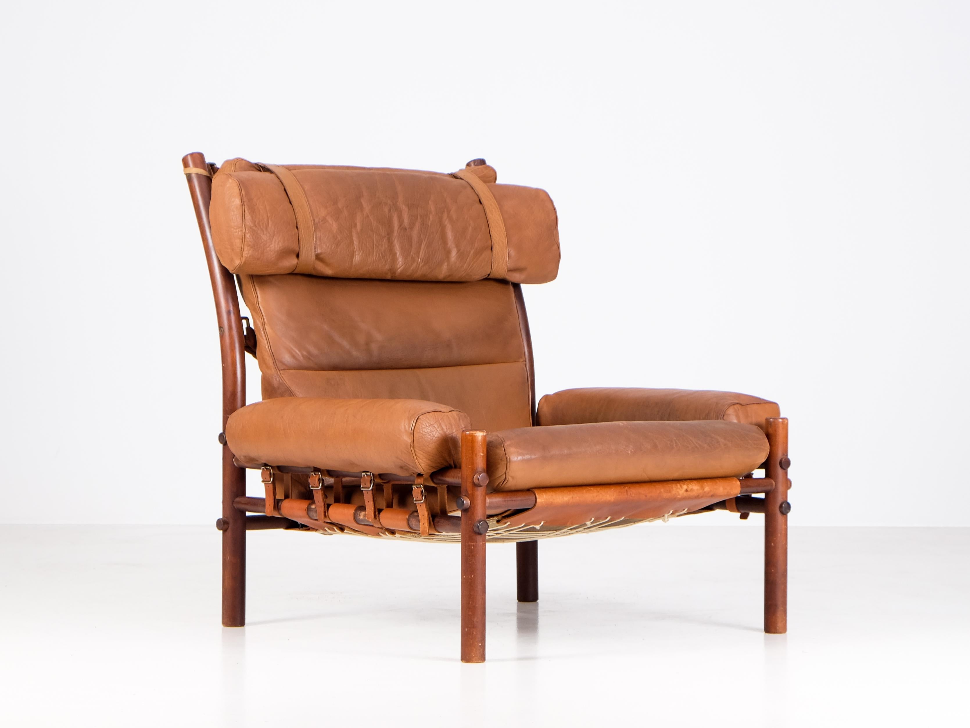 Inca Easy Chair by Arne Norell, 1970s For Sale at 1stDibs