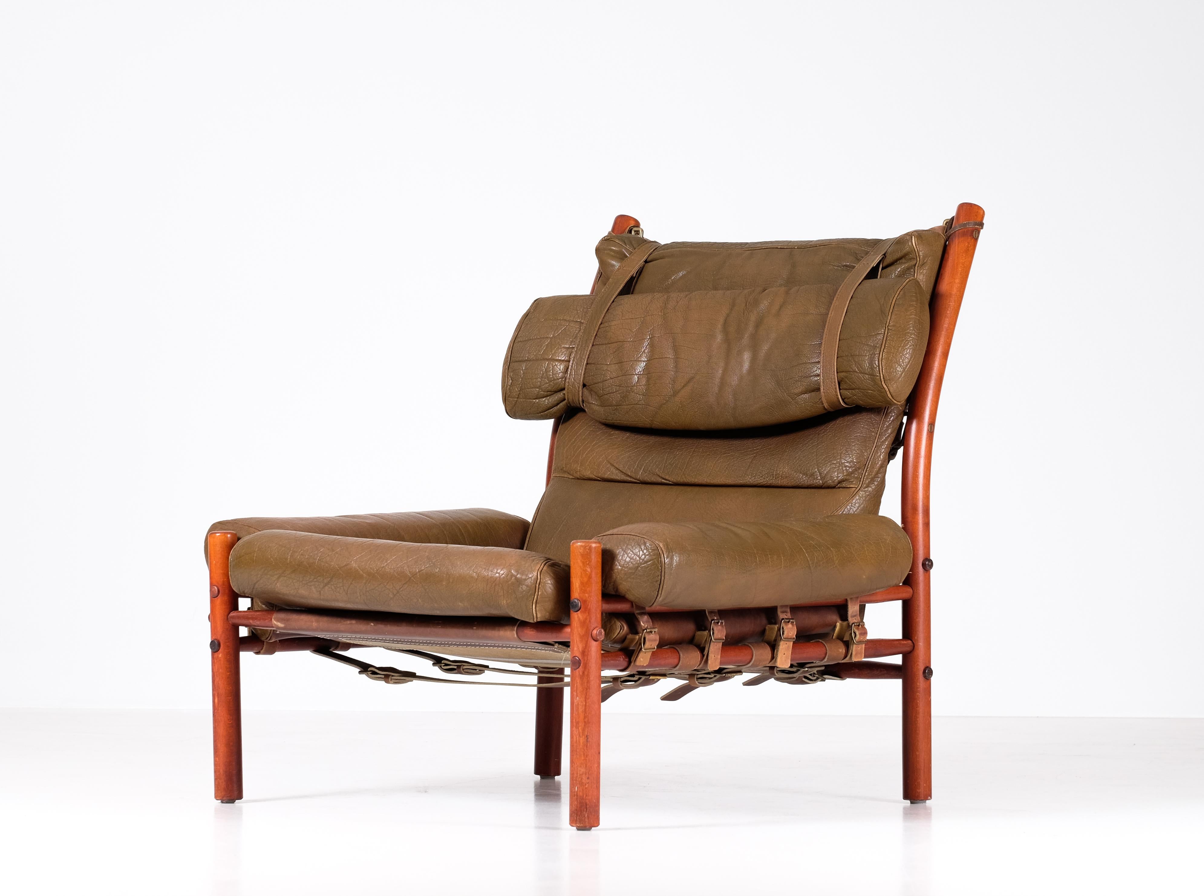 Easy Chair Inca von Arne Norell, 1970er-Jahre im Zustand „Gut“ im Angebot in Stockholm, SE
