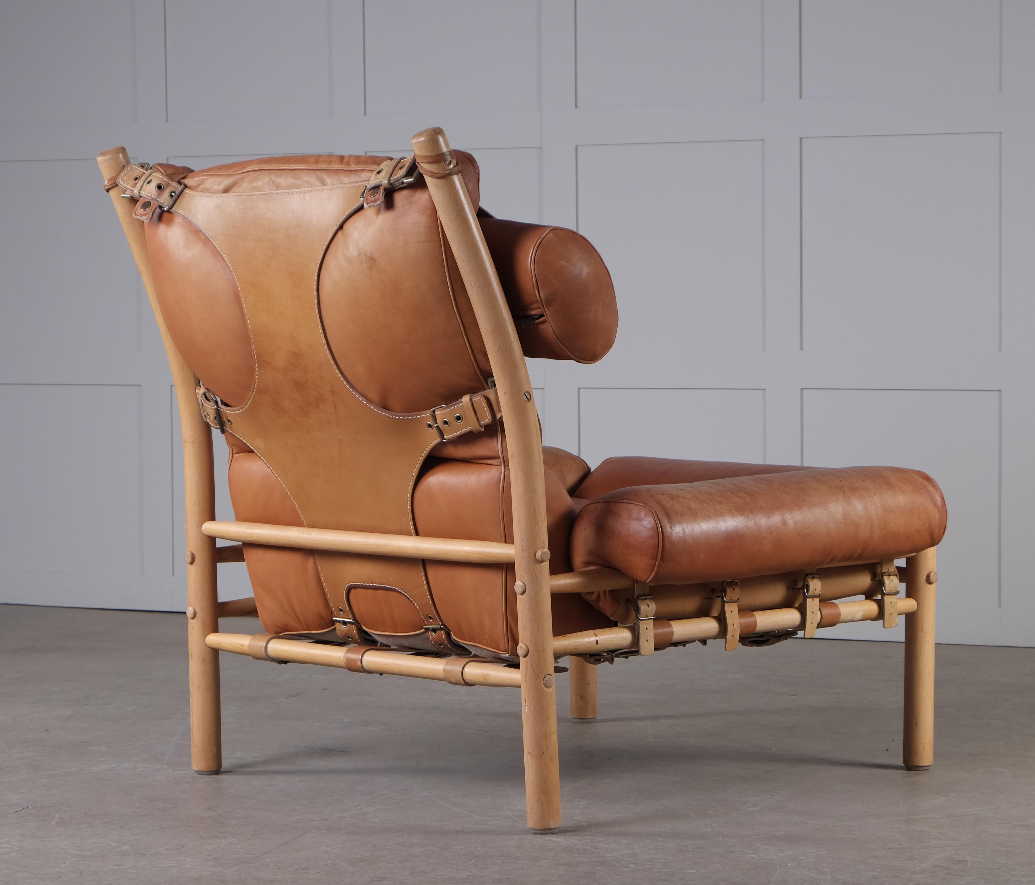 Late 20th Century Inca Easy Chair by Arne Norell, 1970s