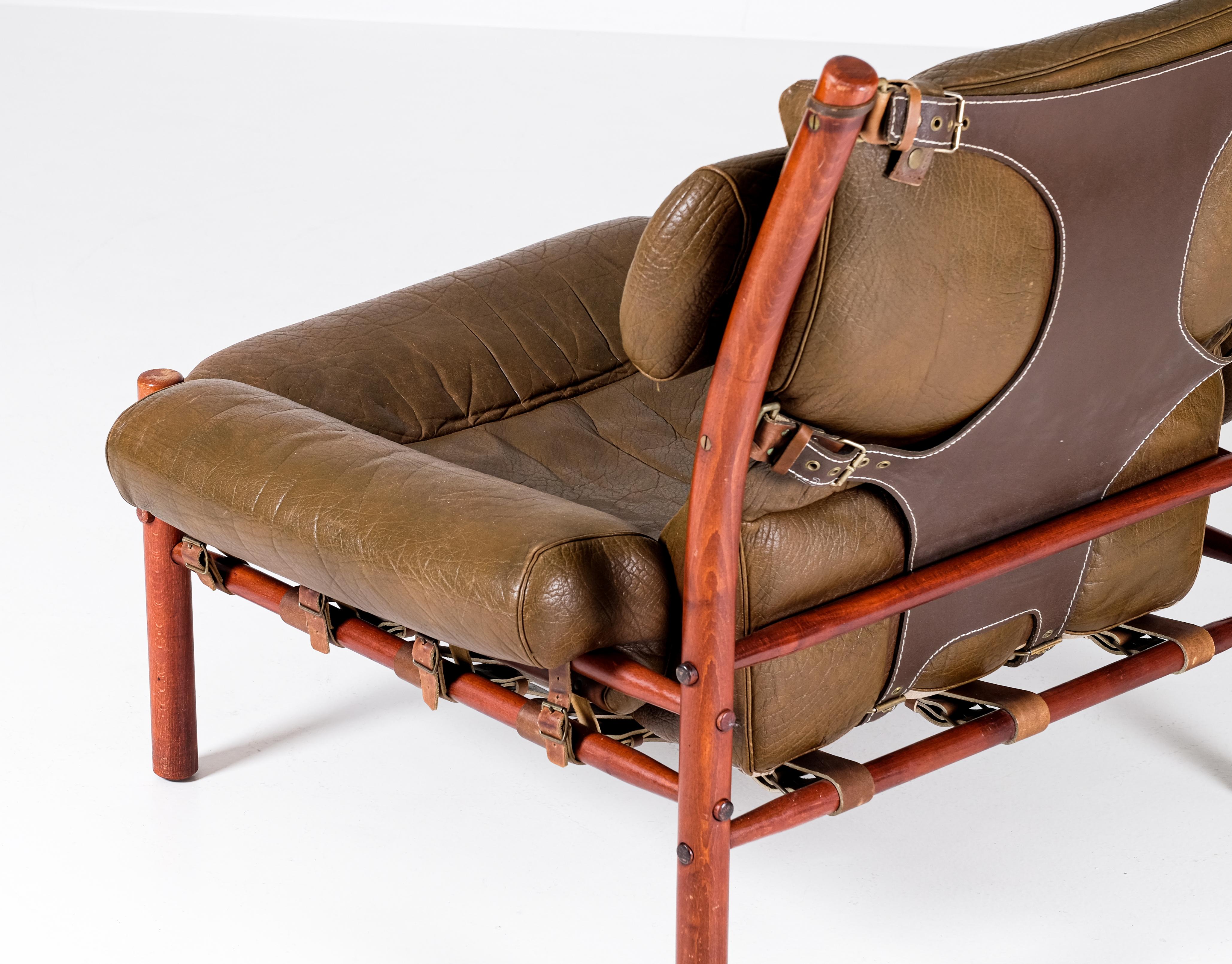 Easy Chair Inca von Arne Norell, 1970er-Jahre (Ende des 20. Jahrhunderts) im Angebot