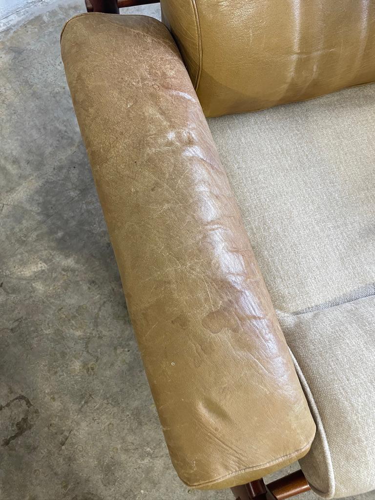 Leather Inca Easy Chair by Arne Norell 1970s For Sale