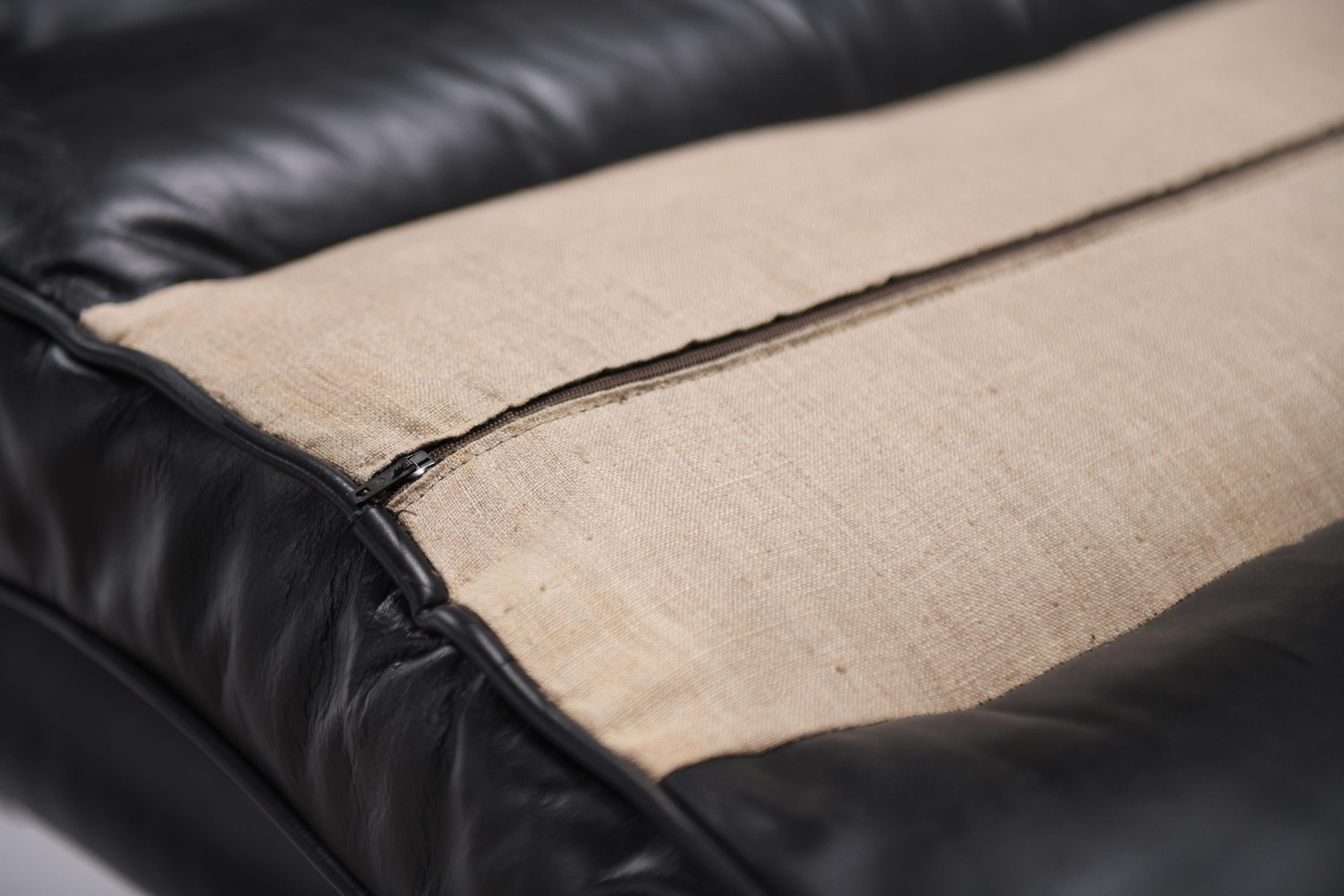 Inca lounge chair with ottoman in leather - Arne Norell - Norell Möbel AB Aneby In Good Condition In Buggenhout, Oost-Vlaanderen
