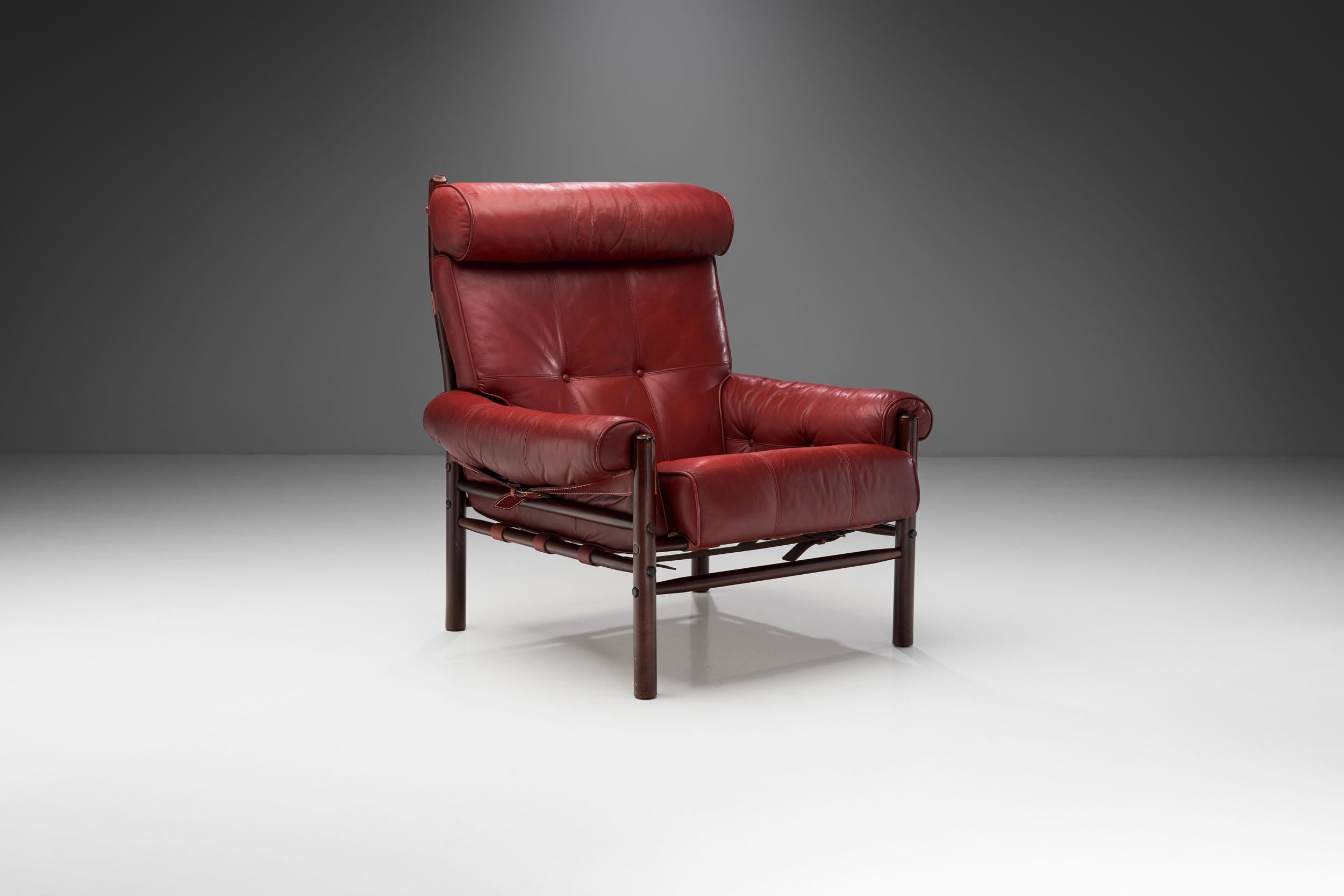 This amazing “Inca” lounge chair by Swedish design icon, Arne Norell, is one of his most coveted designs thanks to its unique look and details. It shouldn’t come as a surprise then, that this model is also a personal favourite among several interior