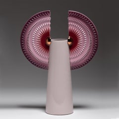 Inka-Vase in Rosa und Lila