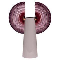 Inka-Vase in Rosa und Lila