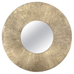 Inca Round Mirror