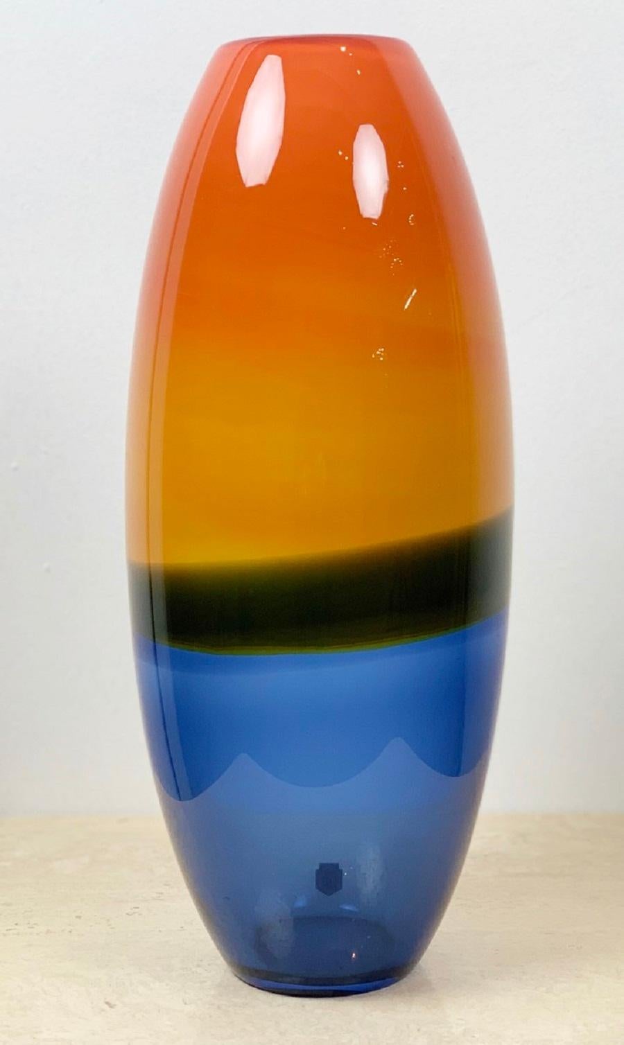 Italian 'Incalmo' Murano Vase by Gino Cenedese, circa 1960s