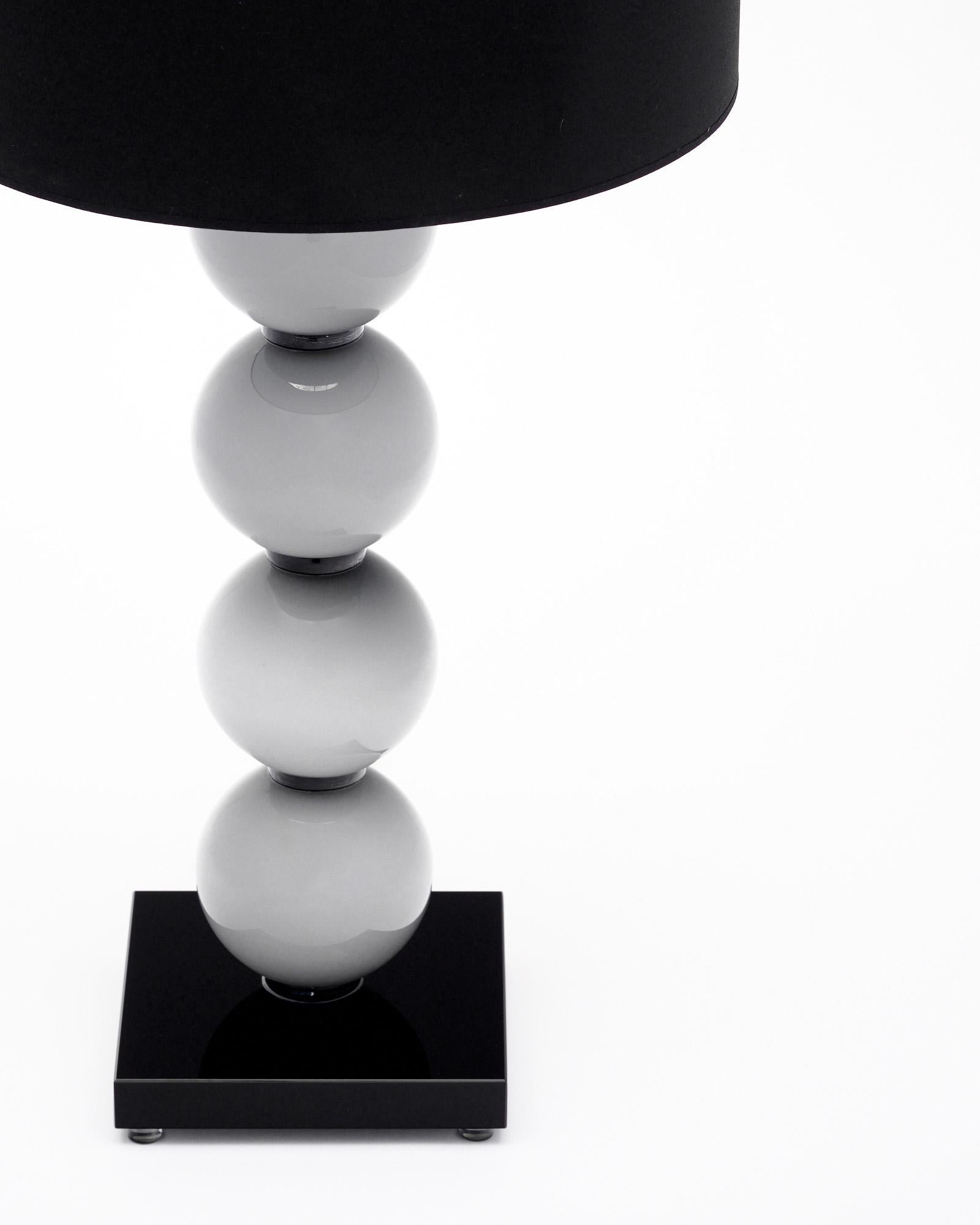 Moderno Lampade in vetro di Murano grigio Incamiciato in vendita