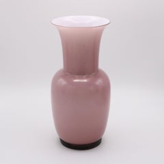 "Incamiciato" Jarrón de vidrio artístico italiano de Tomaso Buzzi