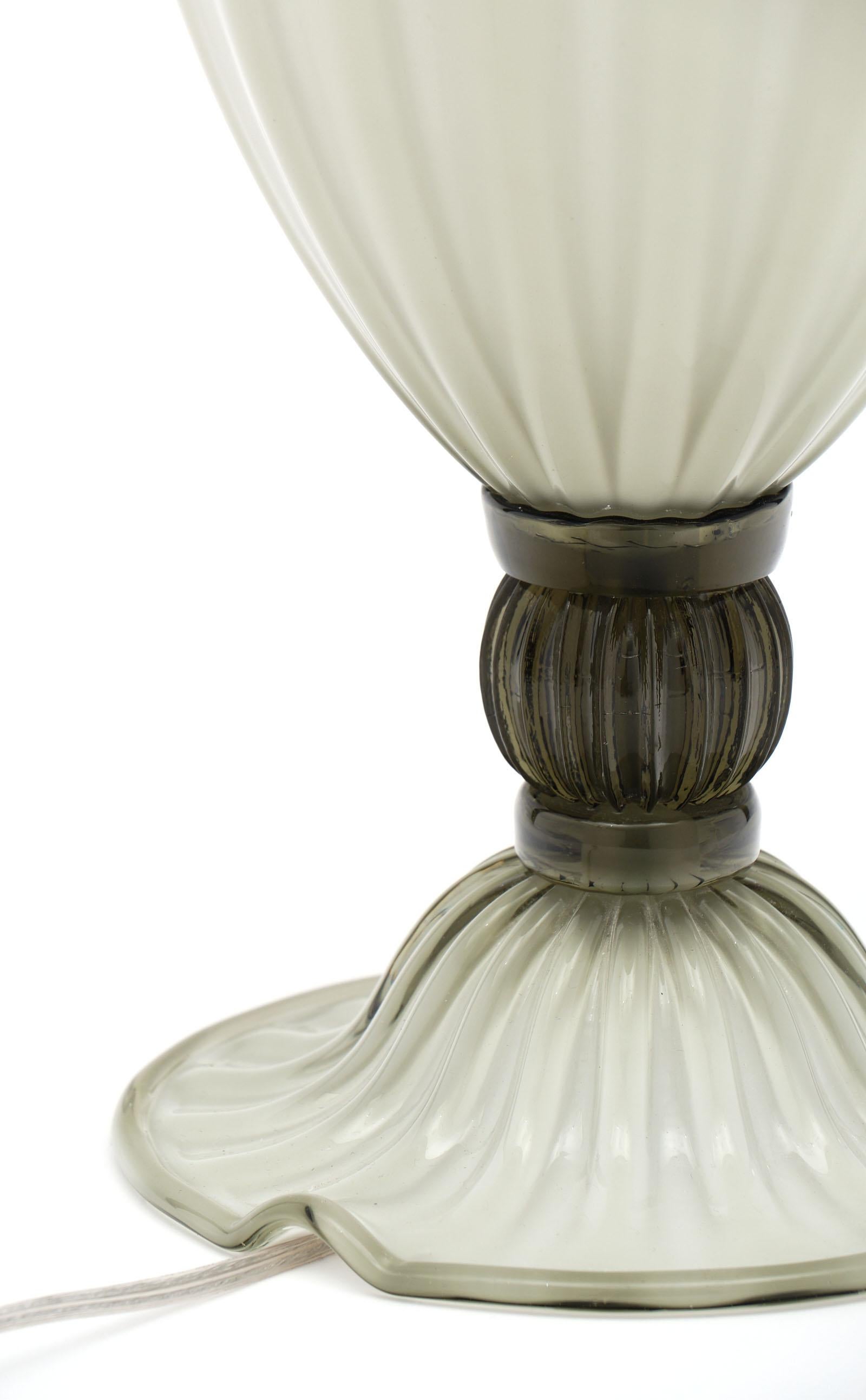 “Incamiciato” Murano Glass Table Lamps 1