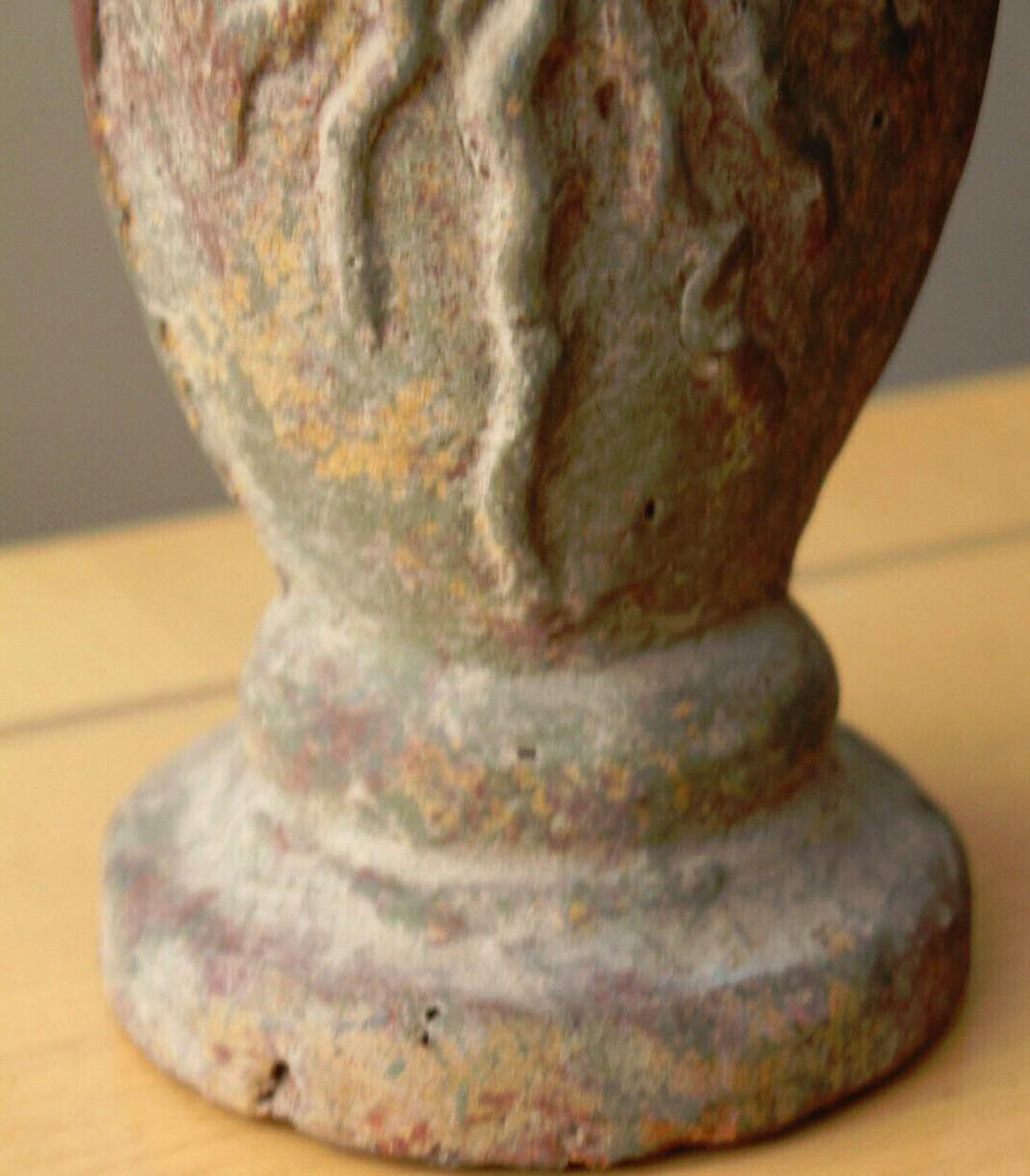 Péruvien Vaisseau du dieu soleil inca. Terracotta Inti Pre-Columbian Historic Art Sculpture Pérou en vente