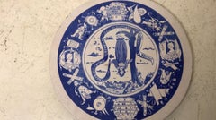 Plato de cerámica de encantamiento, 1900