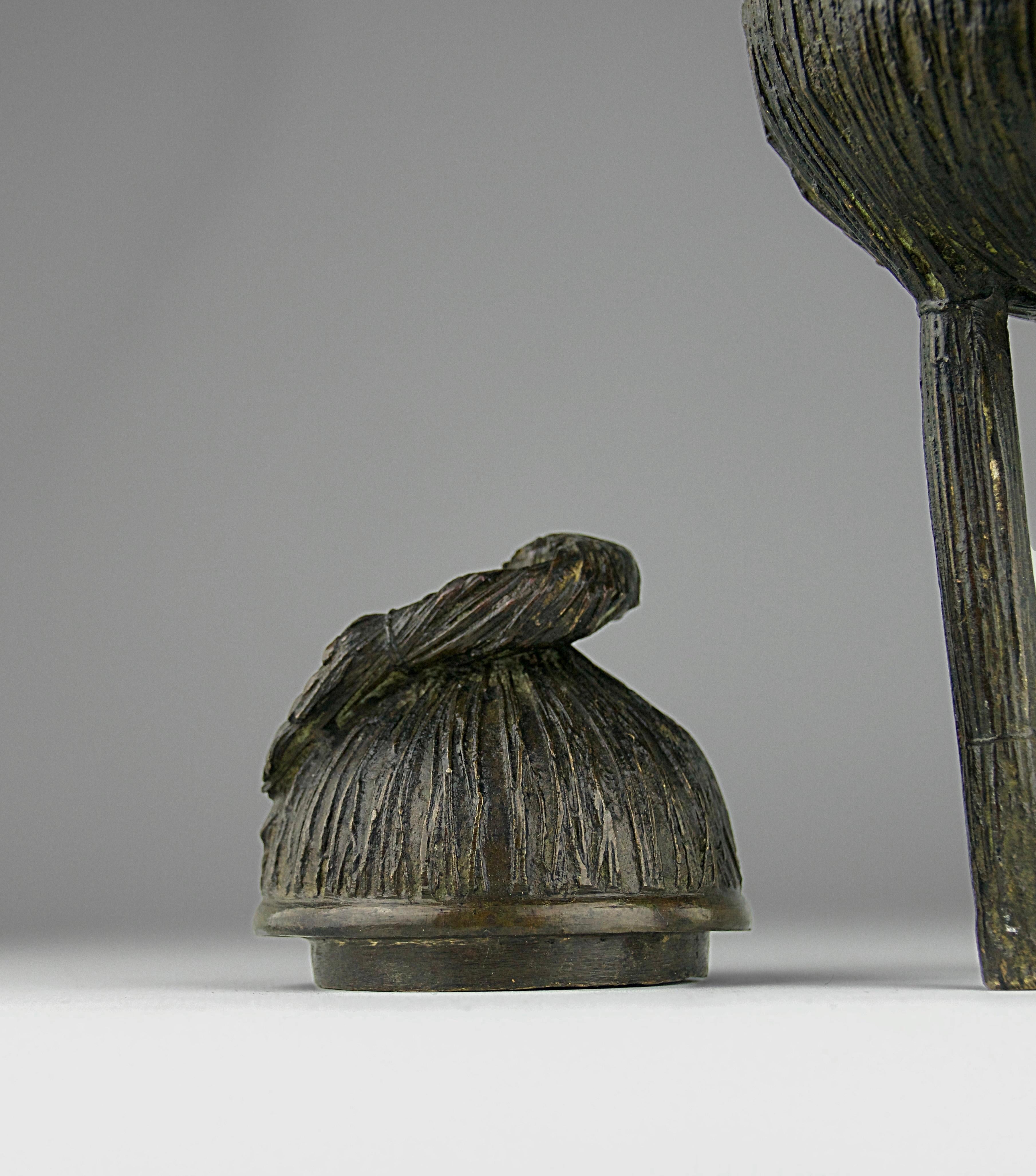 Bronze Brûleur d'encens, Japon 19ème siècle en vente