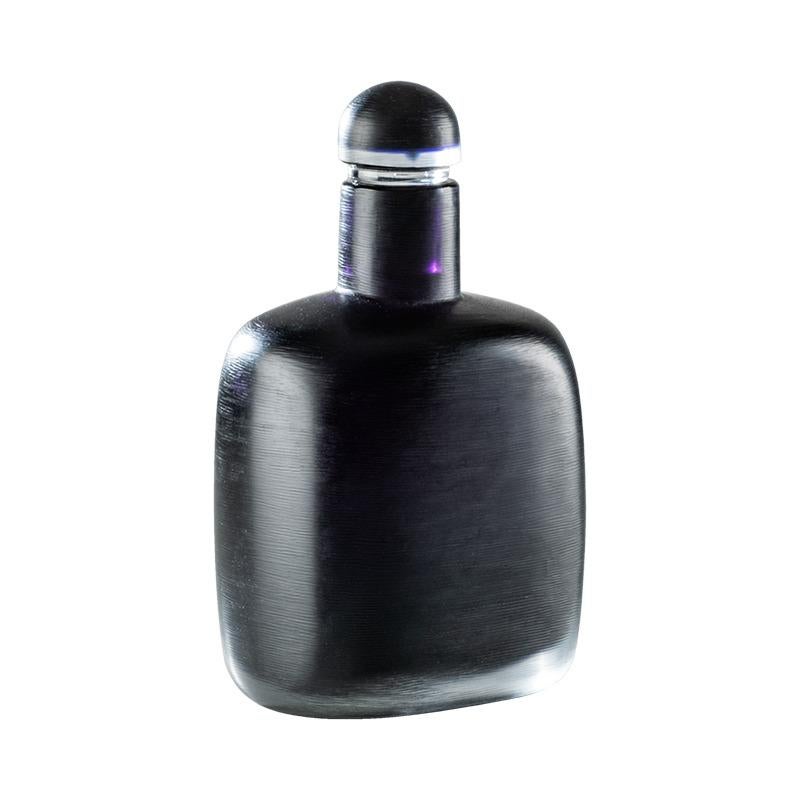 Incise Glass Bottle in Violet by Venini