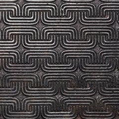 Incised Jade Bi Disc with Wall Mount