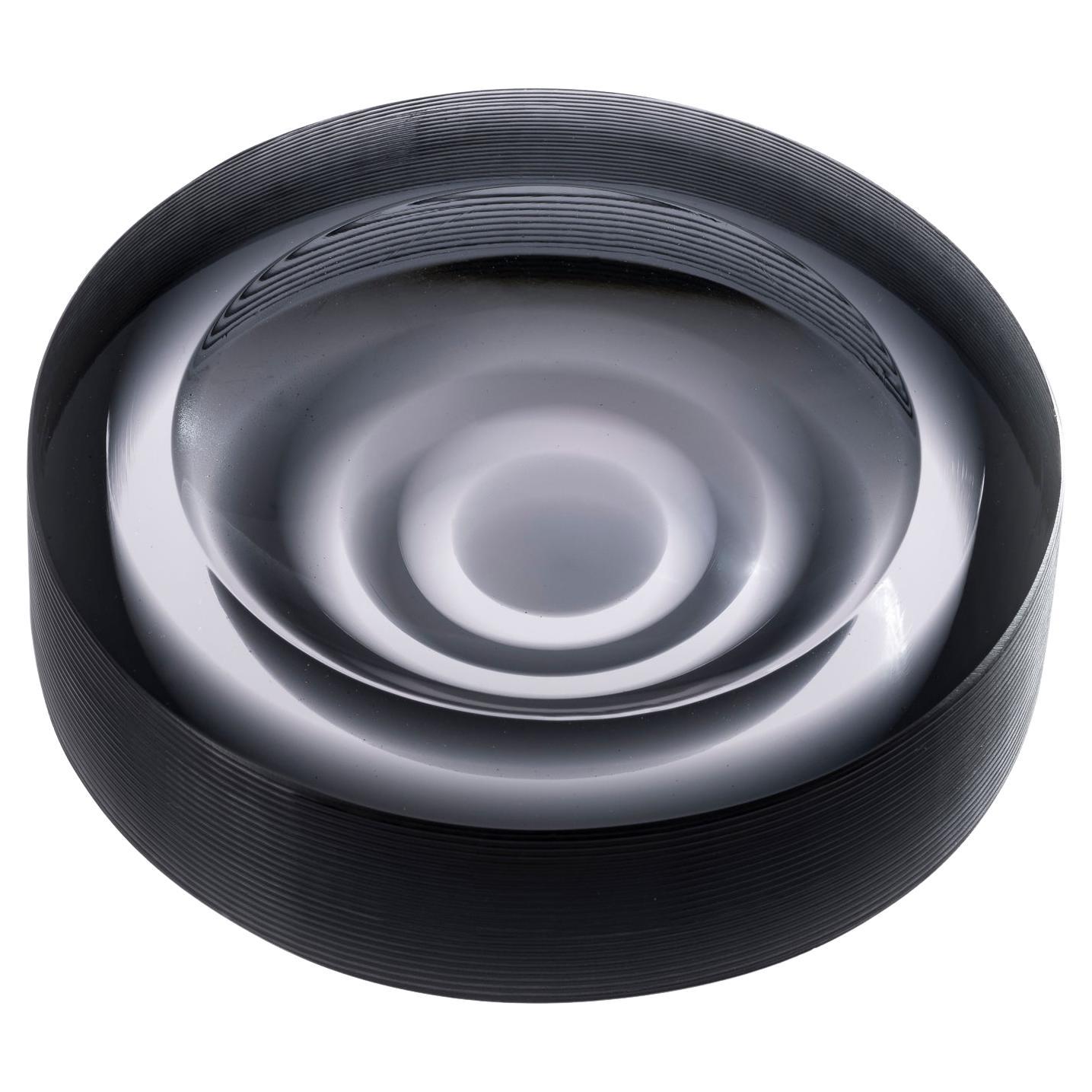 Incisioni Iridi Stripe Ashtray by Purho For Sale