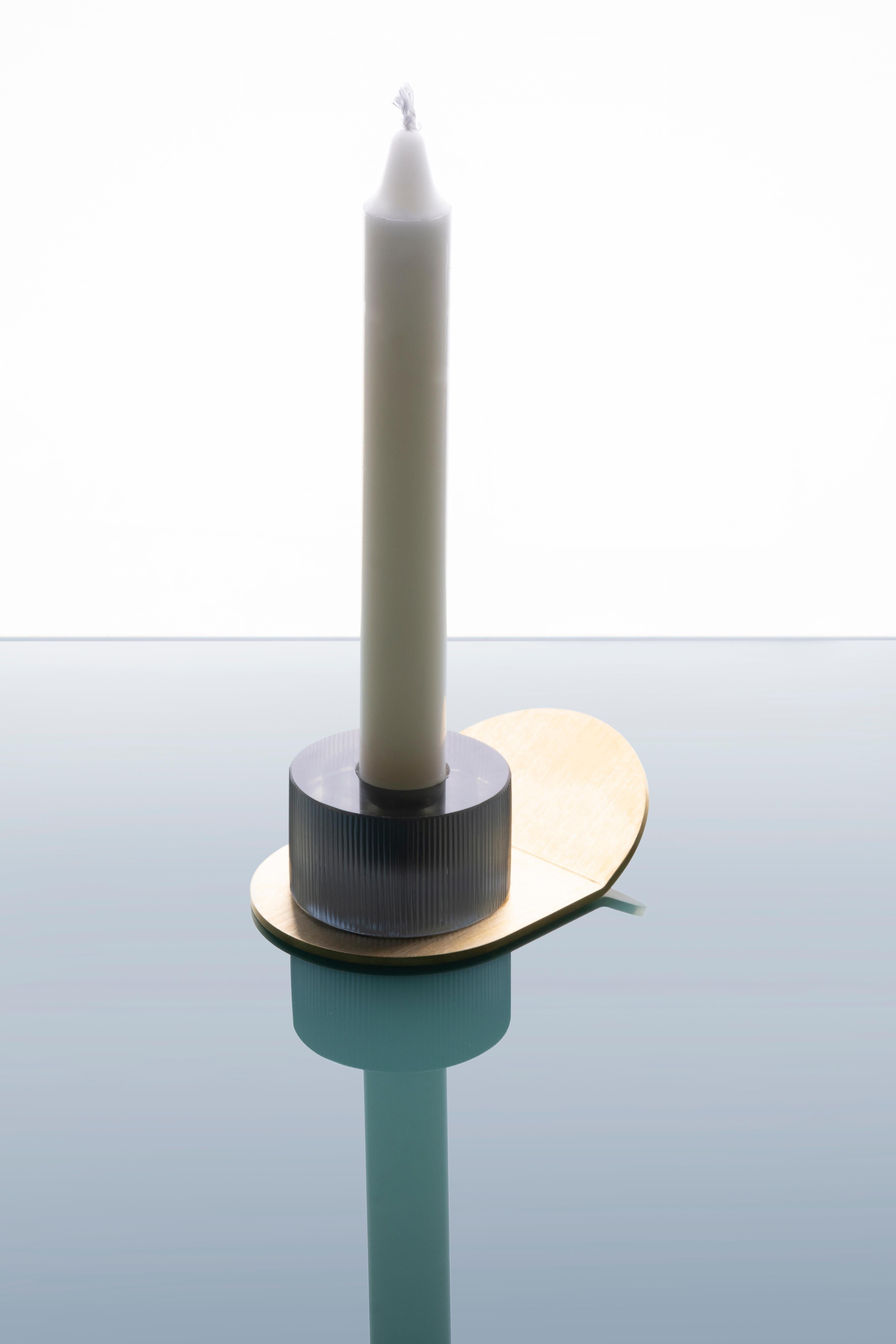 Incisioni Lumino candle holder by Purho
Dimensions: D12 x W8 x H3.5 cm
Materials: Glass, Brass
Other colours and finishes are available.

Purho is a new protagonist of made in Italy design, a work of synthesis, a research that has lasted for
