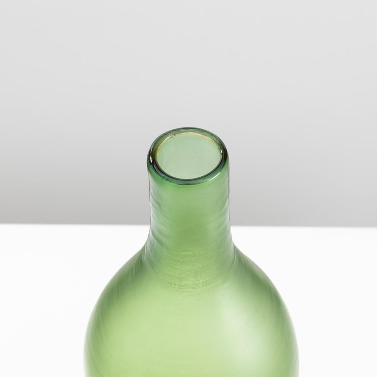Italian Inciso Bottled Vase by Paolo Venini, Venini, Italy For Sale