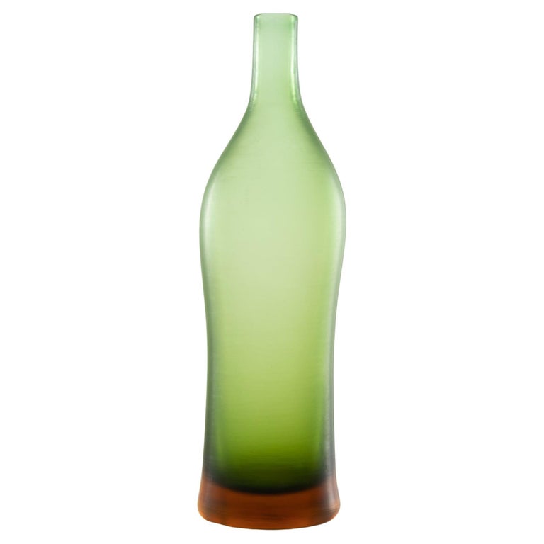 Inciso Bottled Vase by Paolo Venini, Venini, Italy For Sale