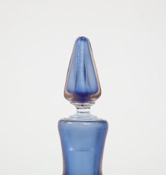 Inciso Glass Bottle with Stopper by Paolo Venini