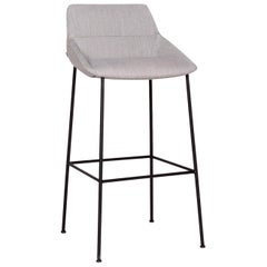 Inclass Dunas XS Designer Fabric Armchair Barstool Gray Chair