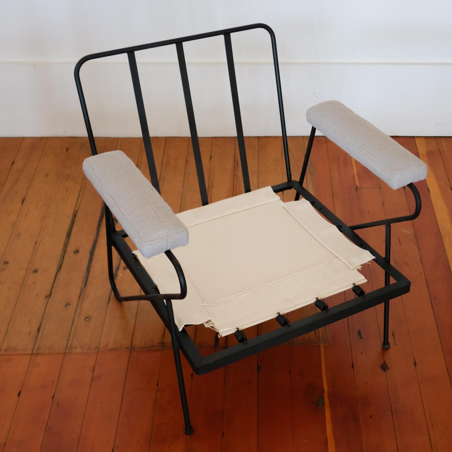 Inco Iron Lounge Chair Midcentury California Design, 1950s 4