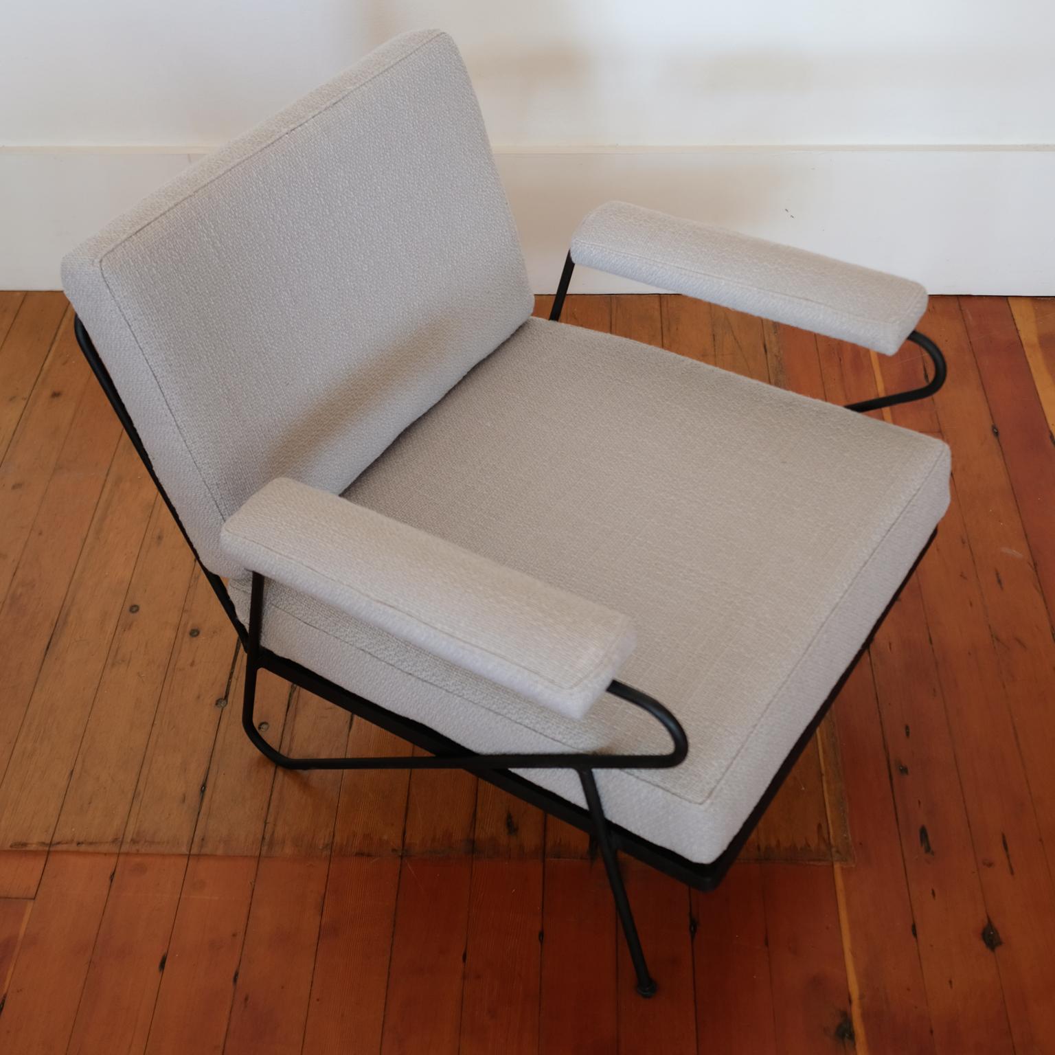 Mid-20th Century Inco Iron Lounge Chair Midcentury California Design, 1950s