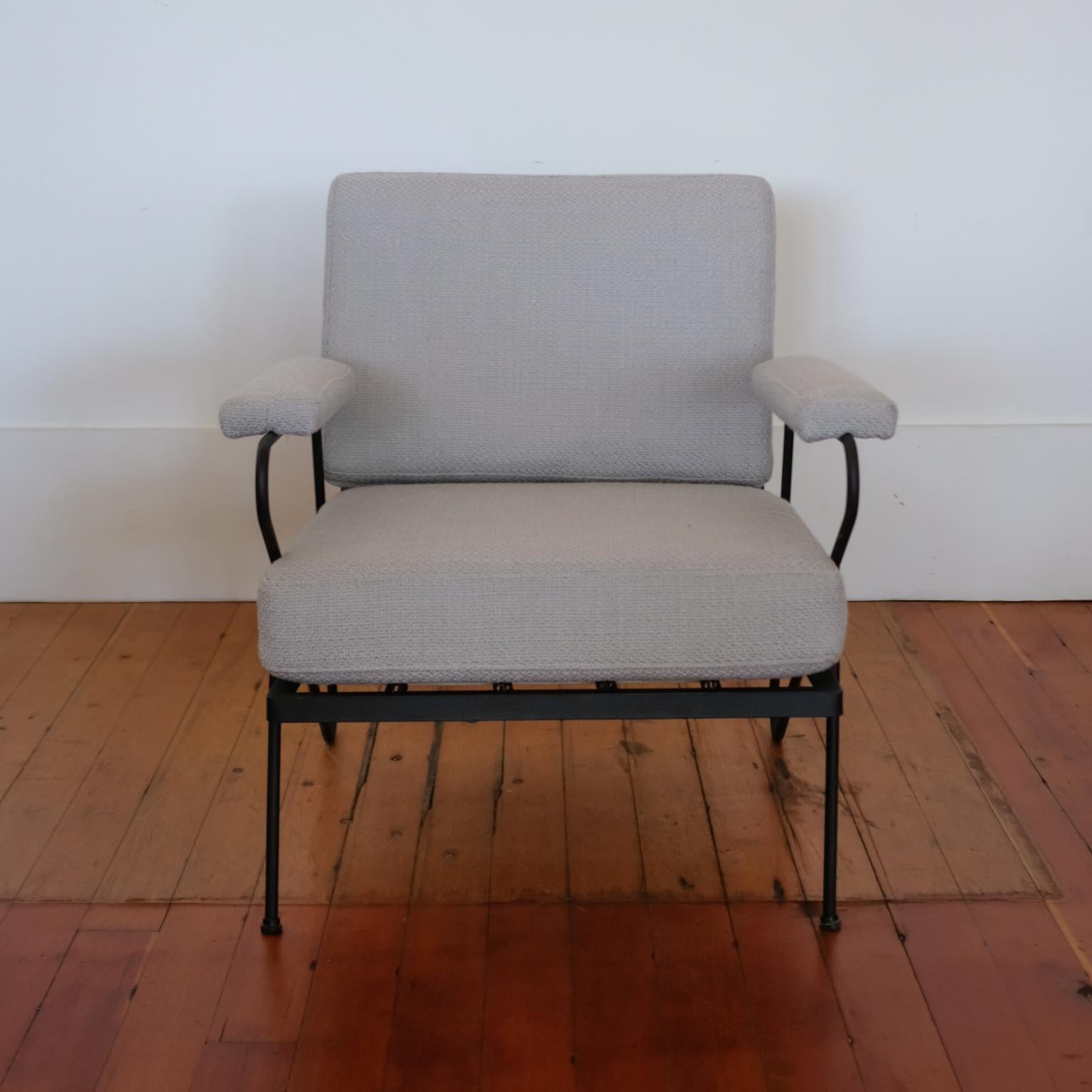 Inco Iron Lounge Chair Midcentury California Design, 1950s 2