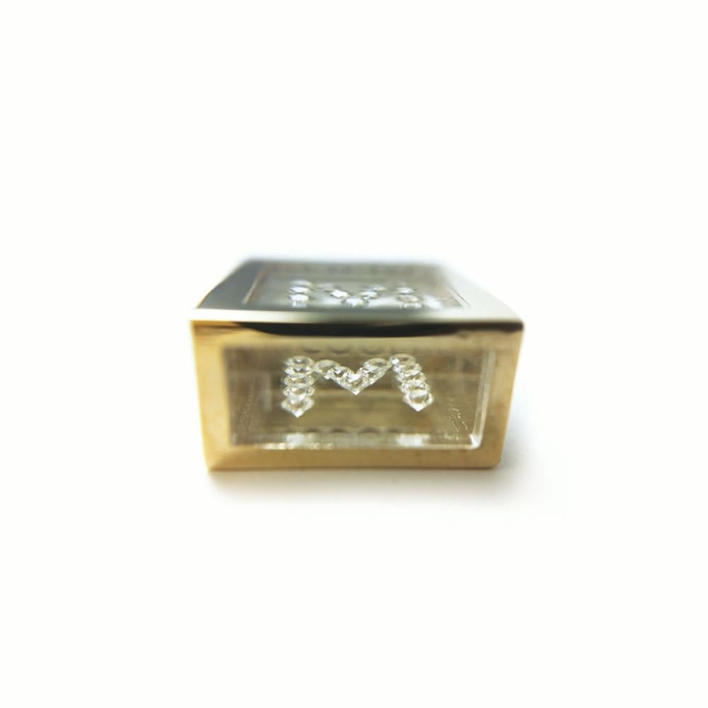 Pendentif en or jaune 14 carats avec diamants flottants Incogem (primé M) Neuf - En vente à Palm Desert, CA