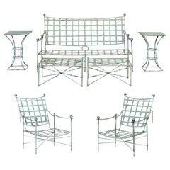 Incomparable 7-Piece Seating Set by Mario Papperzini for Salterini, circa 1950